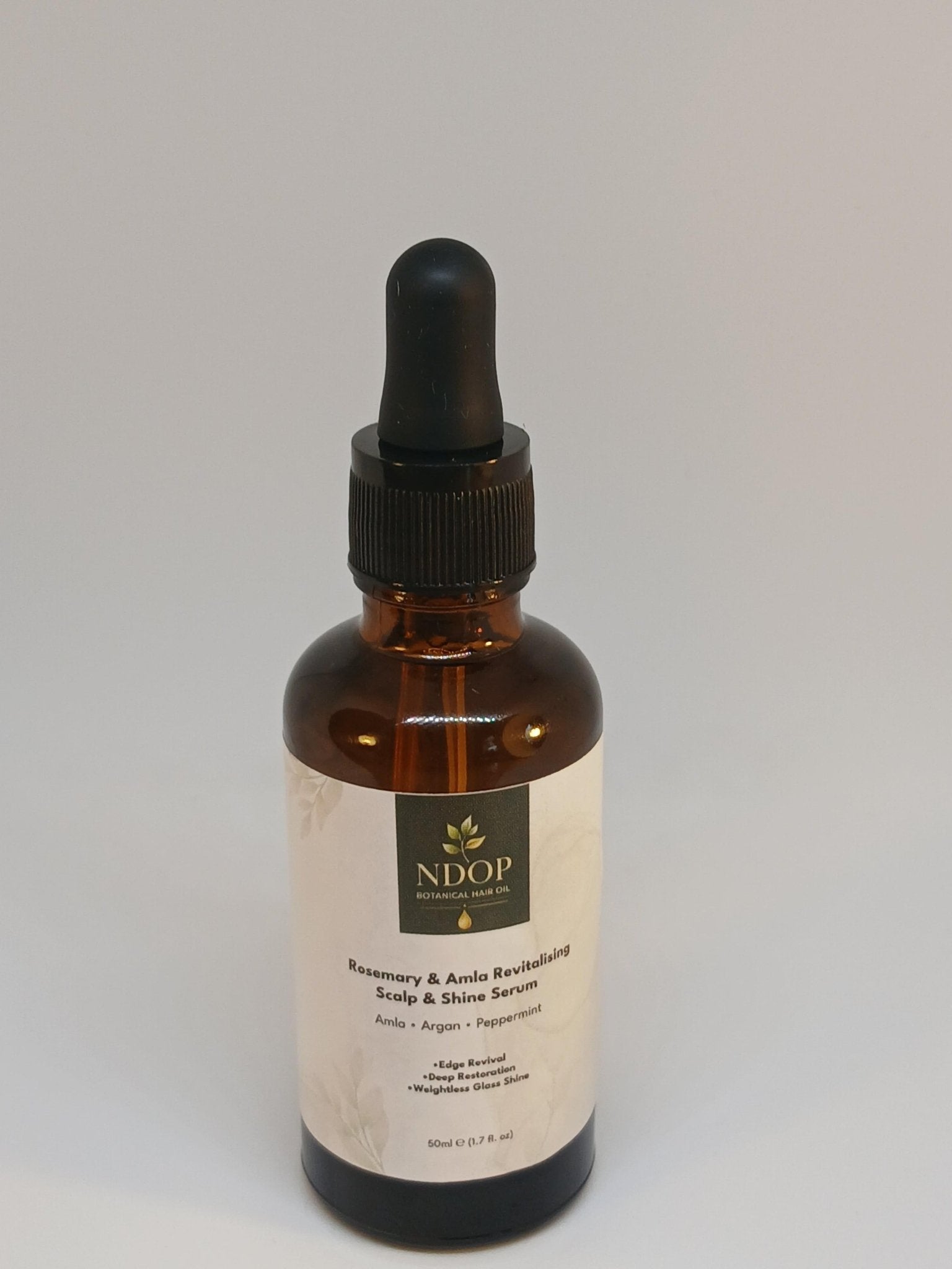 Rosemary and Amla Revitalising Scalp & Shine Serum - Ndop Botanical Hair Oil