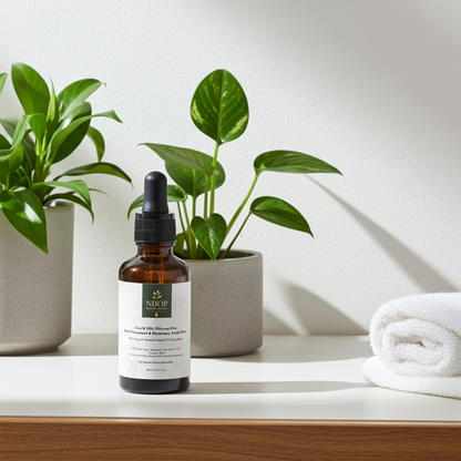 Liquid Silk: Silicone-Free Heat Protectant & Rosemary Scalp Gloss