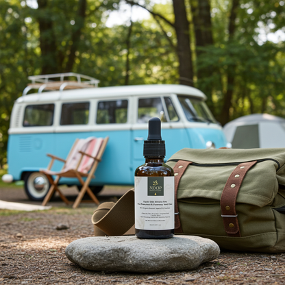 Liquid Silk: Silicone-Free Heat Protectant & Rosemary Scalp Gloss